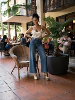 Rabanne 1969 Signature Discs Jeans Size 25 $640